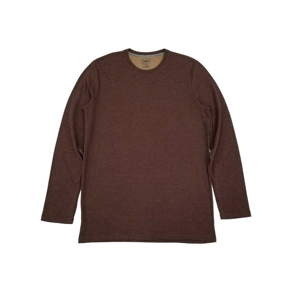 The Foundry Mens Big & Tall Brown Long Sleeve Crewneck T-Shirt 3XL
