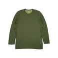 thumbnail image 1 of The Foundry Mens Big & Tall Green Long Sleeve Crewneck T-Shirt 4XLT, 1 of 1
