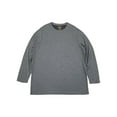 thumbnail image 1 of The Foundry Mens Big & Tall Heather Gray Long Sleeve Crewneck T-Shirt 3XL, 1 of 1