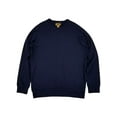 thumbnail image 1 of The Foundry Mens Big & Tall Navy Blue Fleece Pullover Sweatshirt XLT, 1 of 1