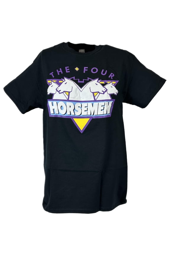 The Four Horsemen WCW Mens Black T-shirt 3XL