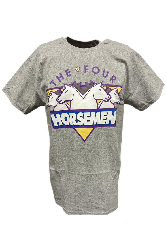 The Four Horsemen WCW Mens Gray T-shirt