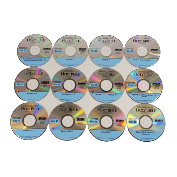 The Four Major Prophets (12 Audio CD Set) Isaiah, Jeremiah, Ezekiel, and Daniel