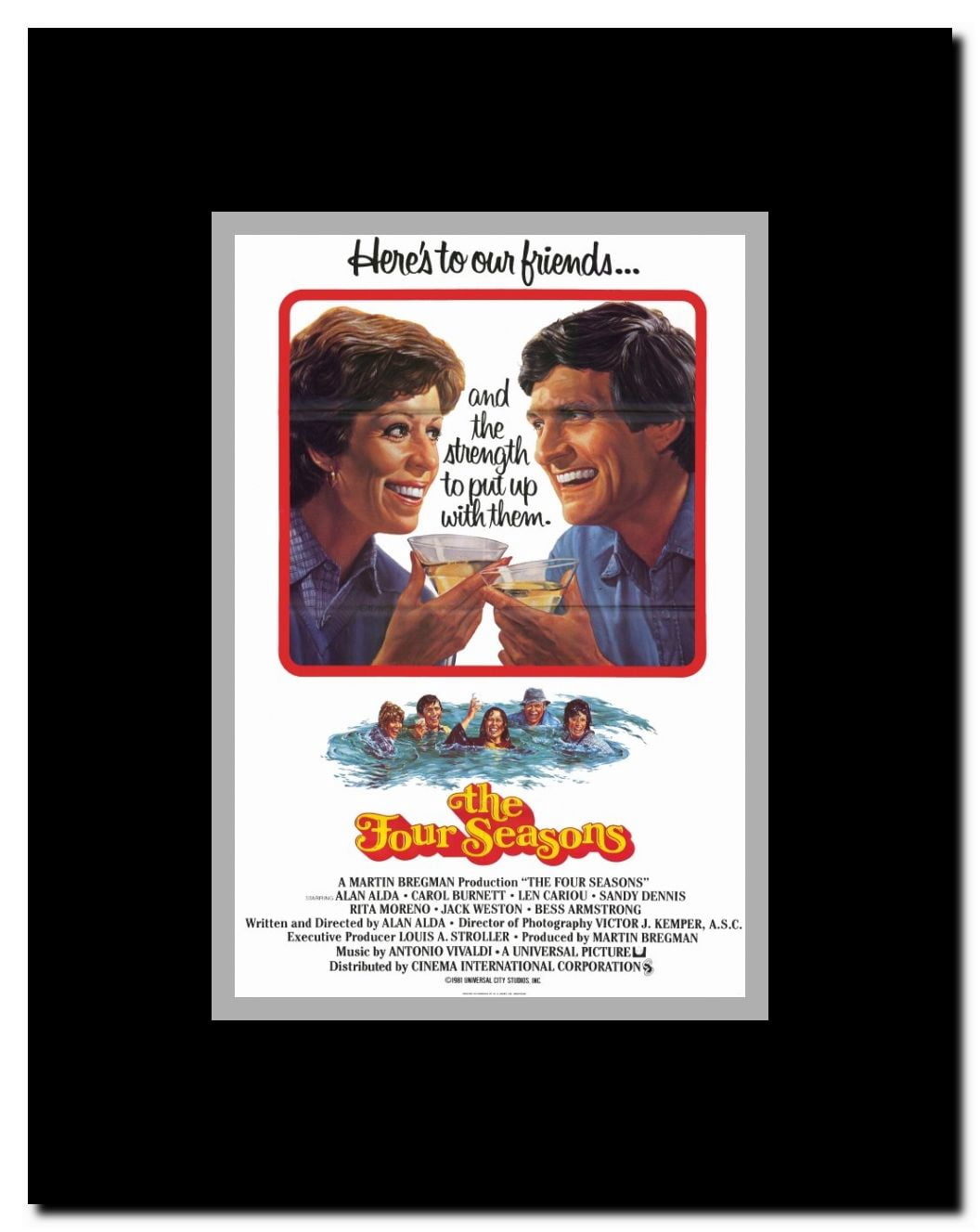 The Four Seasons Framed Movie Poster