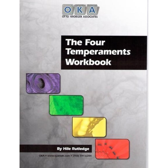 Pre-Owned The Four Temperaments Workbook by Hile Rutledge (2008-05-04) Paperback