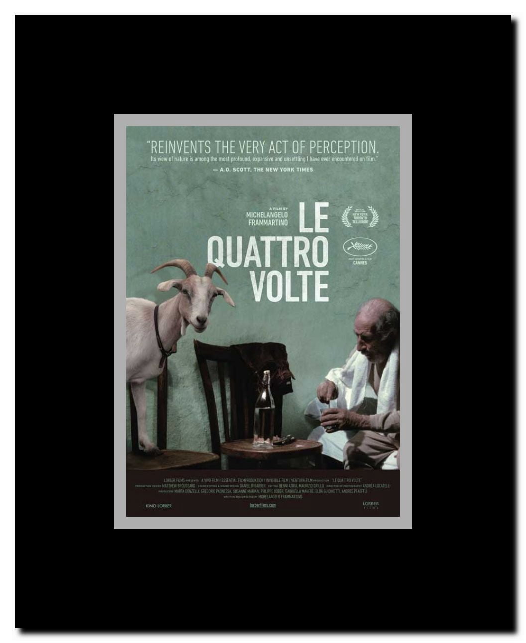 The Four Times Framed Movie Poster