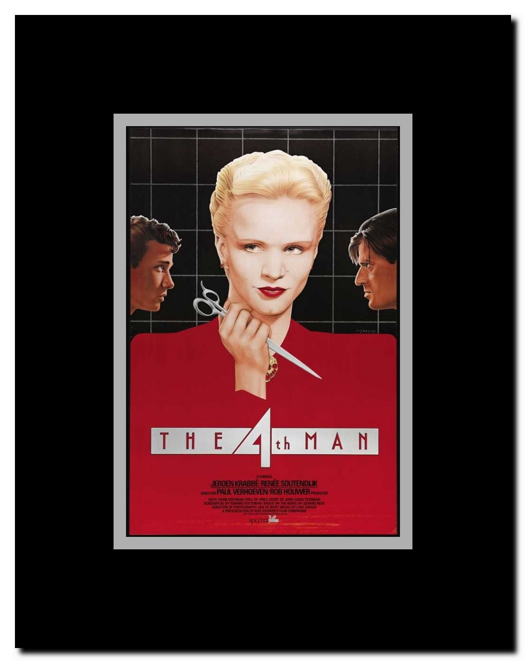 The Fourth Man Framed Movie Poster
