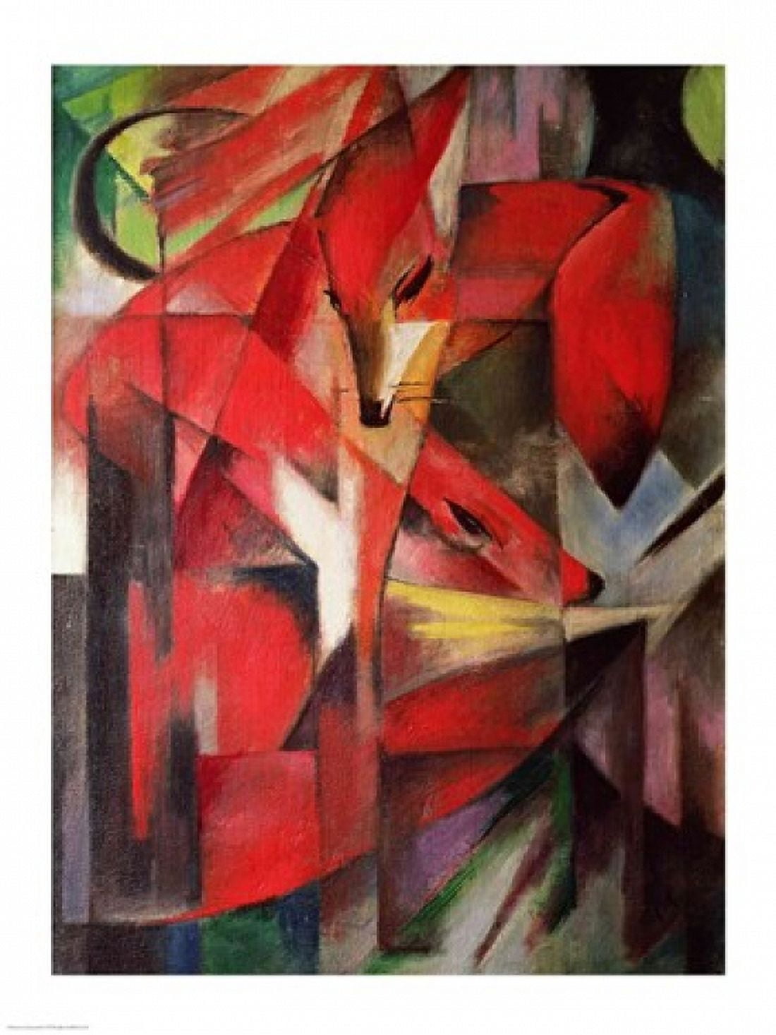 The Fox 1913 Canvas Art - Franz Marc (18 x 24)