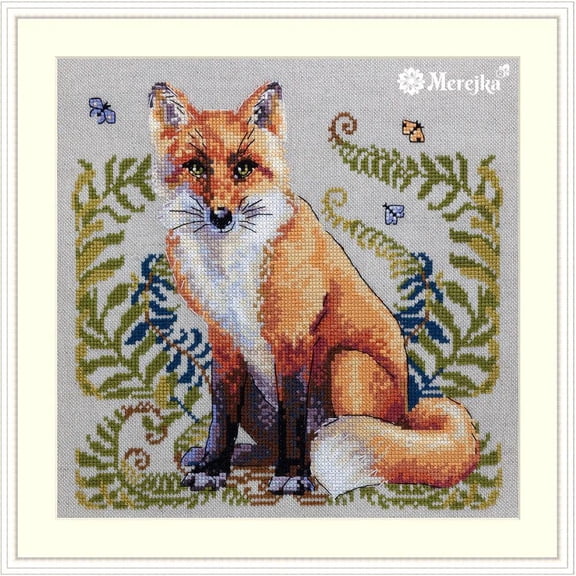 Merejka Counted Cross Stitch Kit The Fox