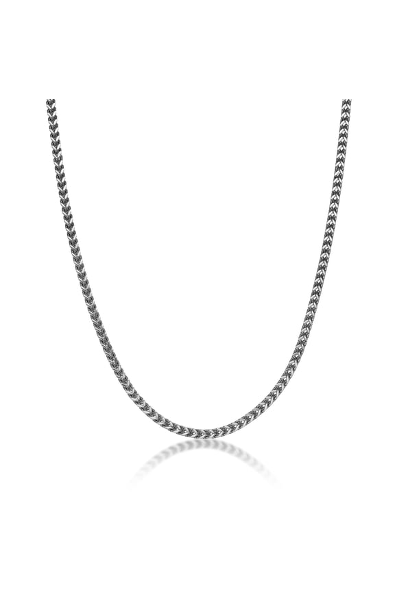 The Fox - Thin Stainless Steel 4mm Chain Necklace - 22 Inches
