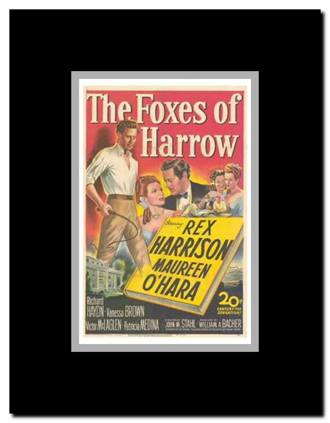 The Foxes of Harrow Framed Movie Poster