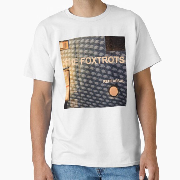 The Foxtrots Rehearsal Legacy Version Fictional Studio Band Blueprint T-Shirt