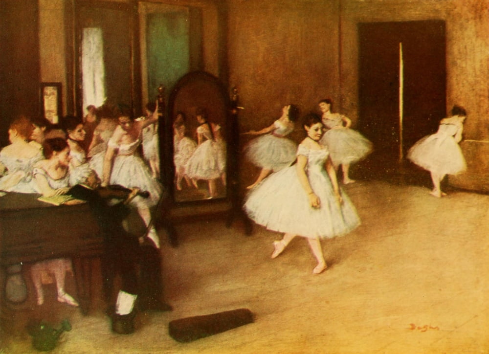 The Foyer Canvas Art - Edgar Degas (18 x 24)