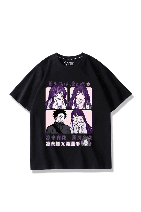 The Fragrant Flower Blooms with Dignity Unisex Short Sleeve Anime Graphic T-Shirt