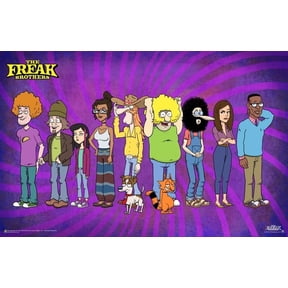 The Freak Brothers - Main Cast Poster 17" x 11"