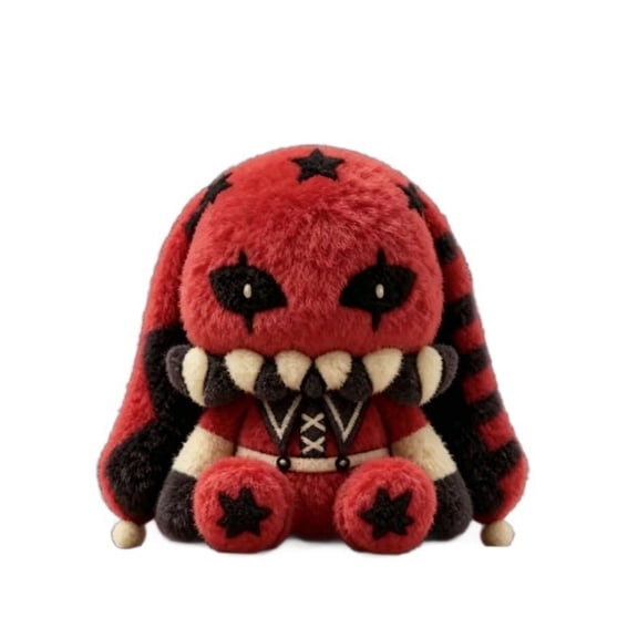 The Freak Circus: A fan-made Pierrot rabbit plush toy