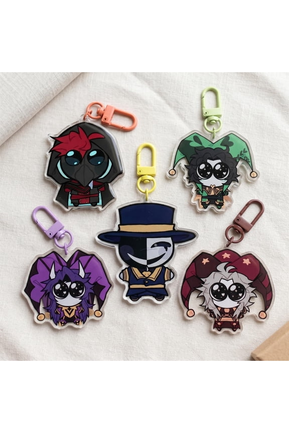 The Freak Circus Chibi Art Acrylic keychain 1 pack, Custom Anime Characters Bag Charm, random 1 pack
