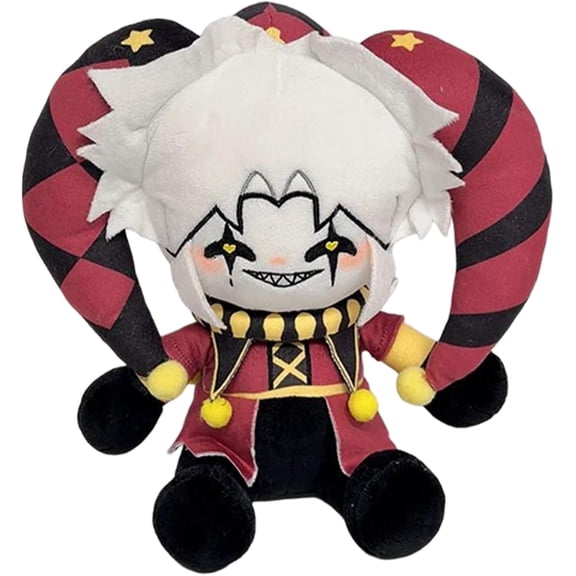 The Freak Circus Plush Collectible Figurine – Soft Pierrot Plushie Sculpture for Adult Collectors, Desk Decor & Gift (Pierrot - 6.69 Inch)