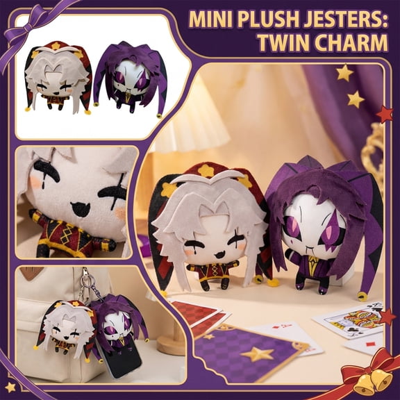 The Freak Circus Plush Doll Jester Luxury Plush 4.72" Super Soft Game Character Stuffed Doll Ideal for Birthday/easter Collections