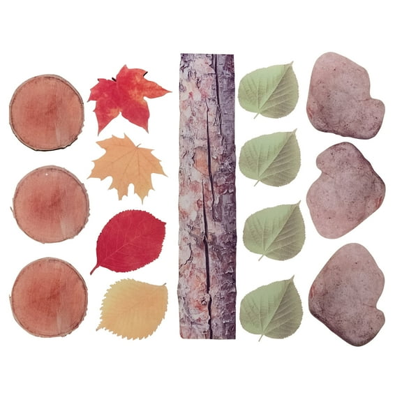 The Freckled Frog Nature's Footsteps - Set of 15 Nature-Inspired Rubber Mats - Ages 3+