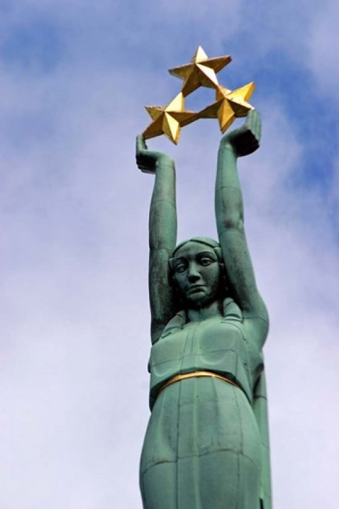 The Freedom Monument for the Latvian War of Independence Riga Latvia Canvas Art - Kymri Wilt DanitaDelimont (24 x 36)