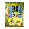thumbnail image 1 of The French Bike - France - From an Original Watercolor Painting by Robin Wethe Altman - Fine Art Matte Paper Print (Unframed) 11x14in, 1 of 4