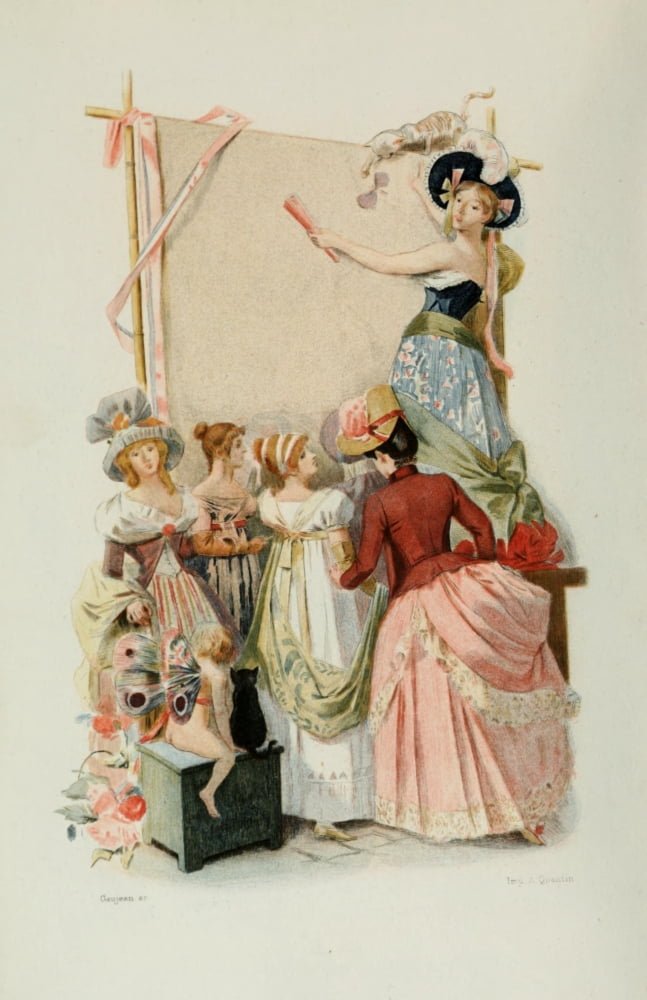 The Frenchwoman of the Century 1886 3 Canvas Art - Eugene Gaujean (18 x 24)