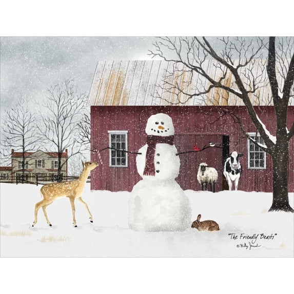 The Friendly Beasts Poster Print by Billy Jacobs