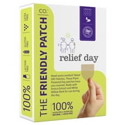The Friendly Patch Relief Day Patches, Pain Patches 8 Count, Arnica, Menthol for Body Parts that Hurt