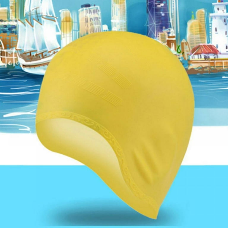 The Friendly Silicone Long Hair Swim Cap Durable Silicone