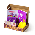 thumbnail image 1 of The Friendship Box: Friends on the Block | Spanish Learning Toy for Kids | Spanish Baby Book & Children’s Book; Learn Spanish for Kids, 1 of 9