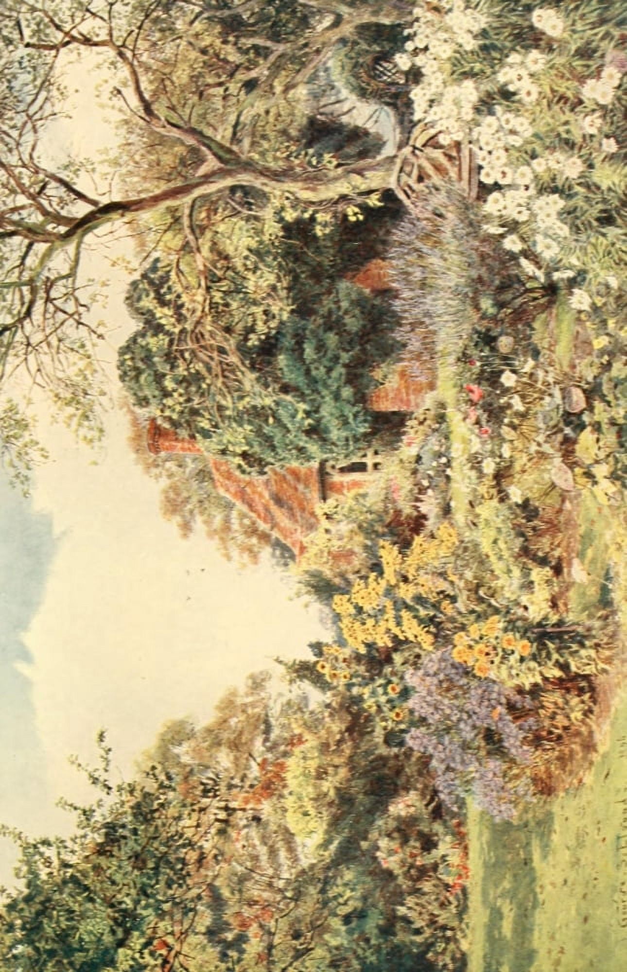 The Friendship Garden Canvas Art - George S Elgood (24 x 36)