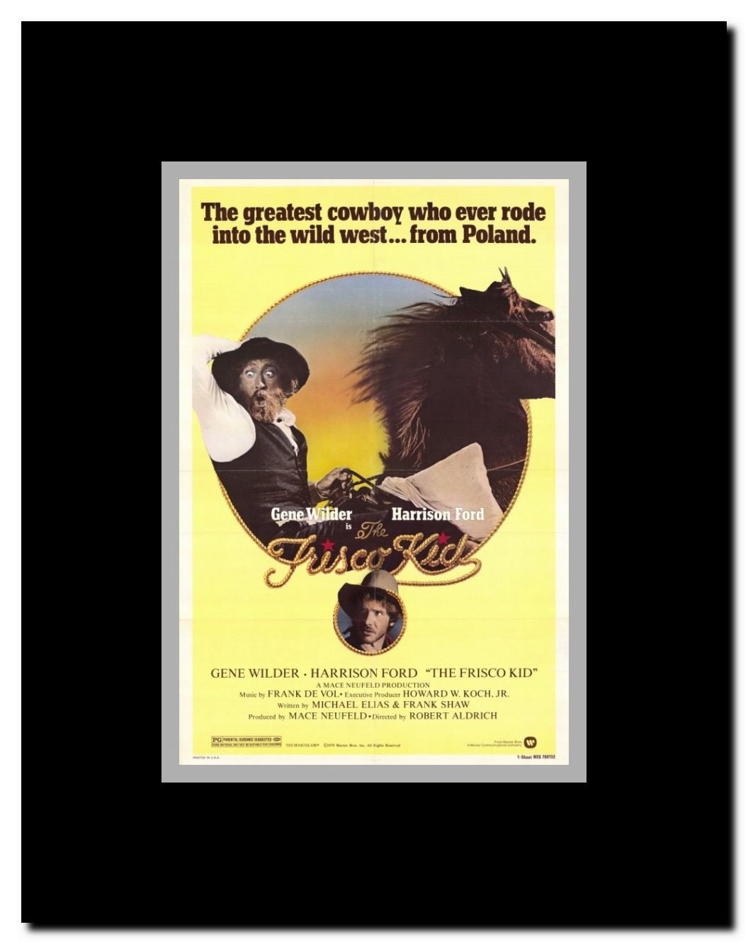 The Frisco Kid Framed Movie Poster