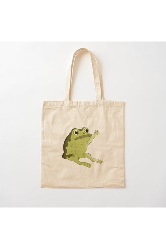 The Frog (Aka. Jason Funderburker) [Raised Hand] Canvas Tote Bags, Reusable Shopping Bag