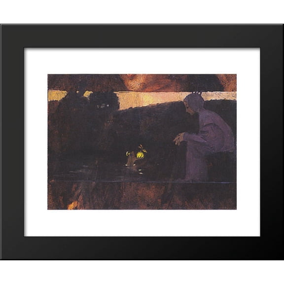 The Frog King 20x24 Framed Art Print by Moser, Koloman