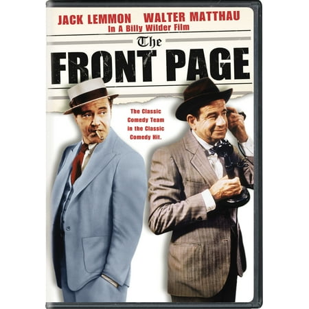 The Front Page [DVD] [1974]