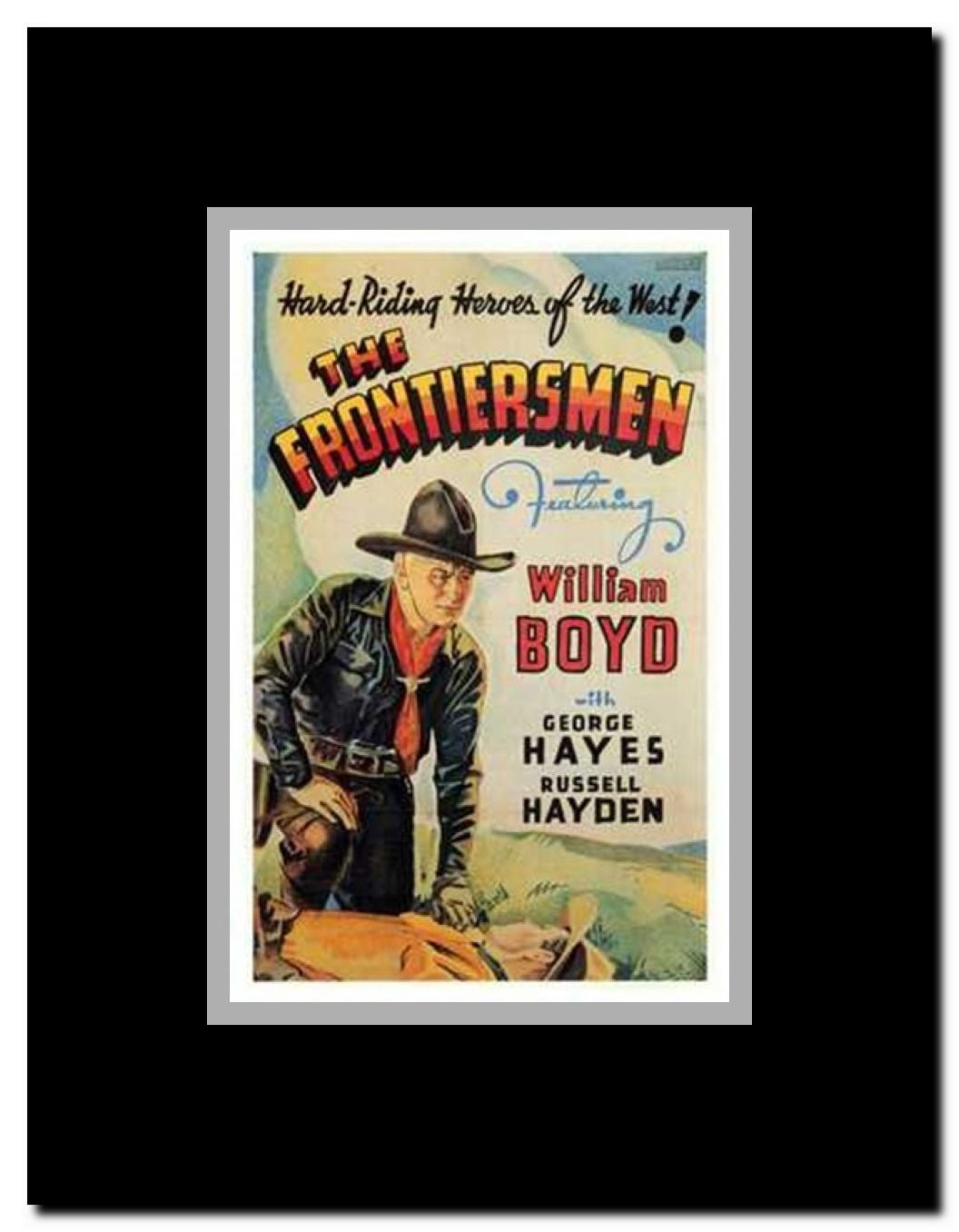The Frontiersmen Framed Movie Poster