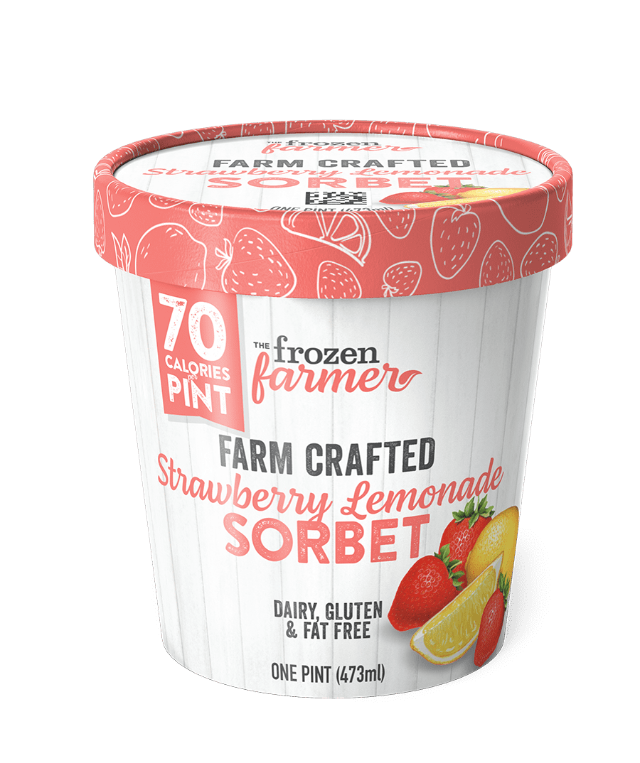 The Frozen Farmer Strawberry Lemonade Sorbet 16oz
