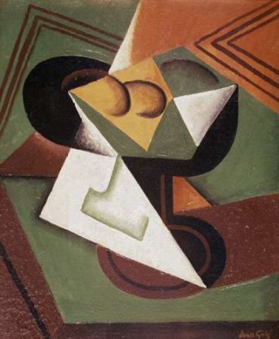 The Fruit Bowl Canvas Art - Juan Gris (20 x 24)