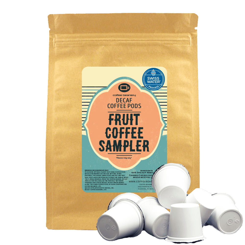 The Fruit Coffee Pod Variety Pack Regular or Decaf: Decaf