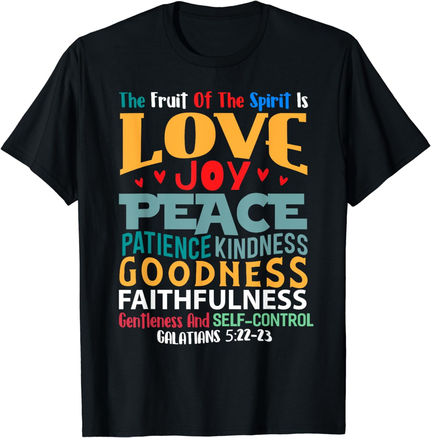 The Fruit Of The Spirit Shirt Christian T Shirt Bible Verse T-Shirt ...