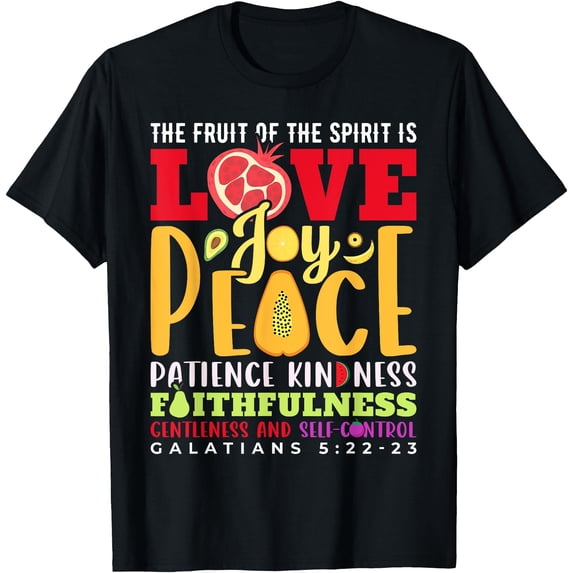 Scripture Soul The Fruit Of The Spirit Shirt Christian T Shirt Bible Verse - Walmart.com
