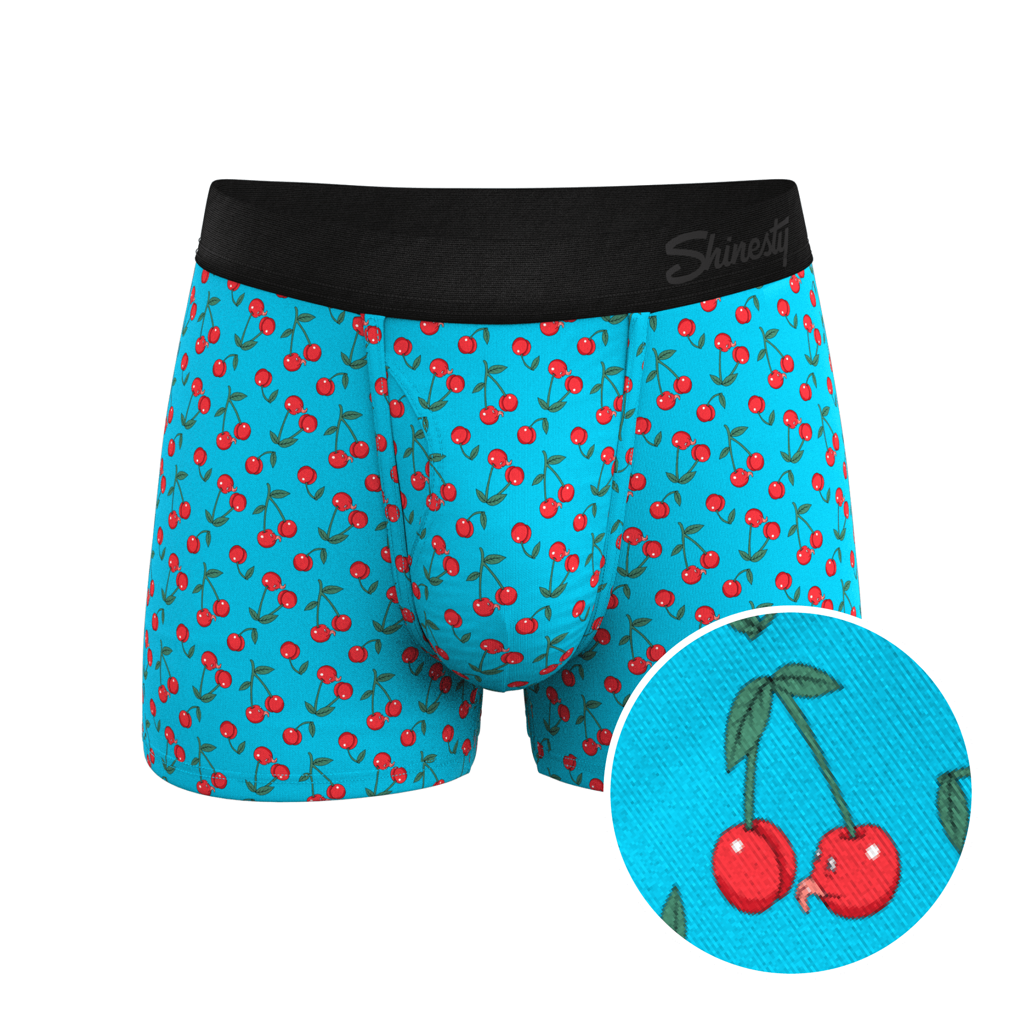 The Fruit Salad Shinesty Cherry Ball Hammock Pouch Trunks Underwear