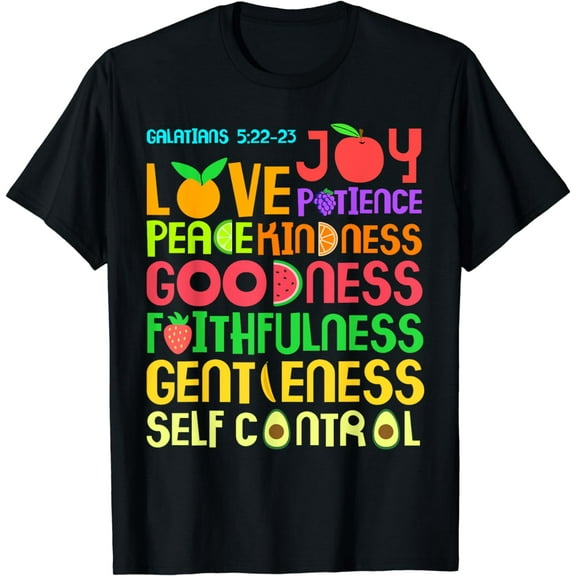 The Fruit of The Spirit T-Shirt - Christian Bible Verse Tee