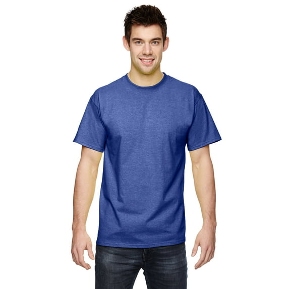 The Fruit of the Loom Adult 5 oz HD Cotton T-Shirt - ADMIRAL BLUE - 2XL