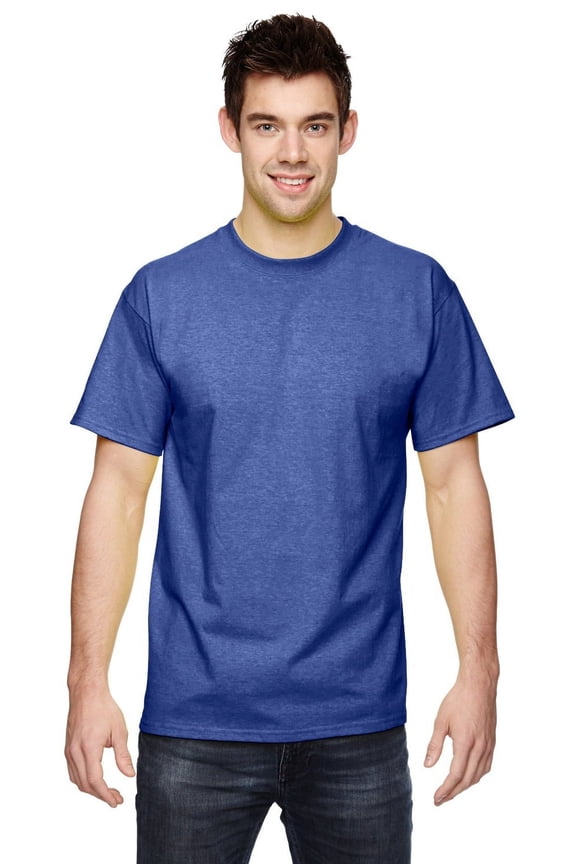 The Fruit of the Loom Adult 5 oz HD Cotton T-Shirt - ADMIRAL BLUE - 3XL