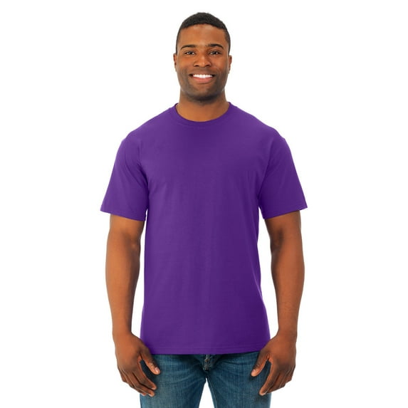 The Fruit of the Loom Adult 5 oz HD Cotton T-Shirt - PURPLE - S