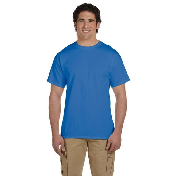 The Fruit of the Loom Adult 5 oz HD Cotton T-Shirt - RETRO HTH ROYAL - 2XL