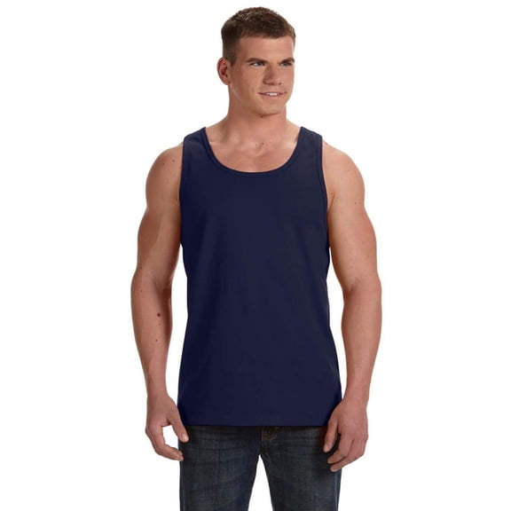 The Fruit of the Loom Adult 5 oz HD Cotton Tank Top - J NAVY - S