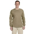thumbnail image 1 of The Fruit of the Loom Adult HD Cotton Long-Sleeve T-Shirt - KHAKI - L, 1 of 2